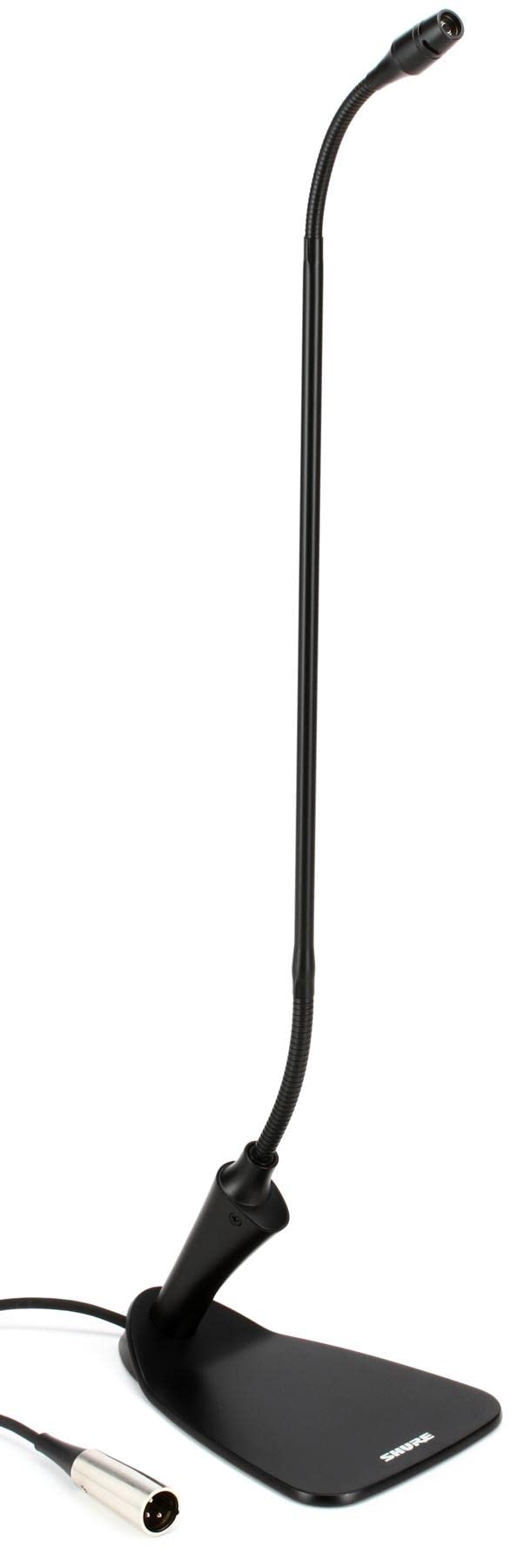 Shure Centraverse CVG Gooseneck Microphone with Integrated Desktop Base - Black, Cardioid Condenser Mic with 18-inch Neck and In